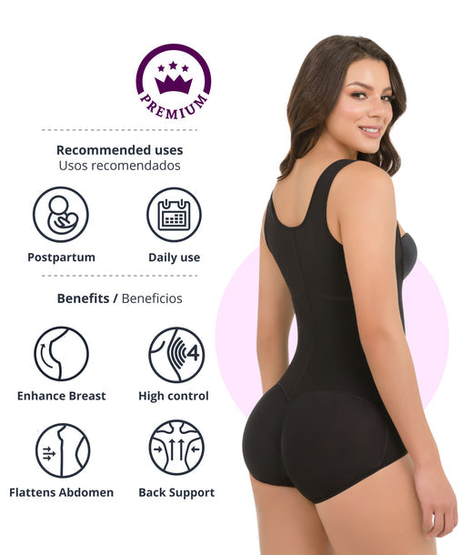 THERMAL BODY SHAPER WITH WIDE STRAPS - 385 STYLE